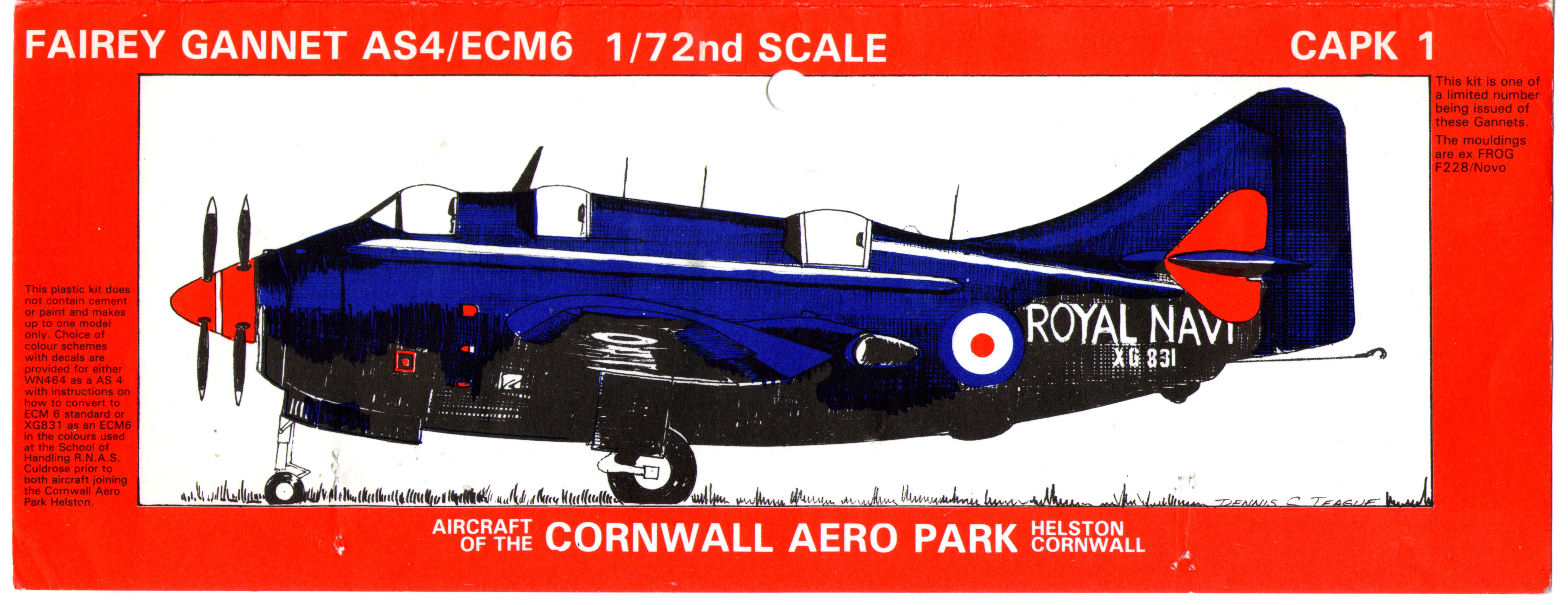 Лепесток Cornwall Aero Park CAPK1 Fairey Gannet AS4/ECM6